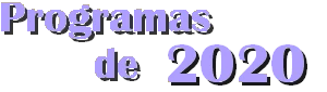 Programas 2020